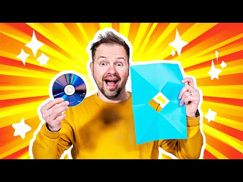 Impossible CD Trick - Can You Get It Through This Tiny Hole? (Tutorial Included!) thumbnail