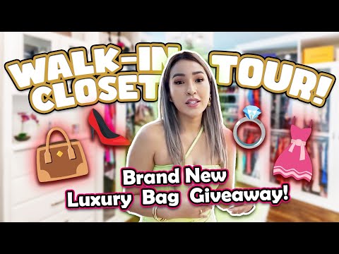 MOST REQUESTED WALK IN CLOSET TOUR | JELAI ANDRES thumbnail