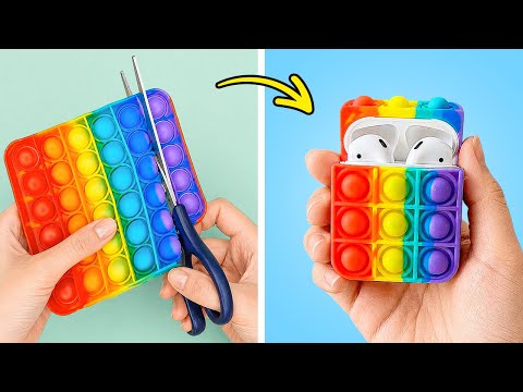 POP-IT DIY Challenge 🌈 and Rainbow Crafts Anyone Can Make thumbnail