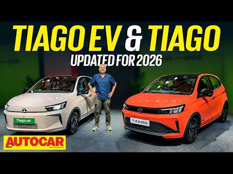 2026 Tata Tiago and Tiago EV facelift -  Small car gets big changes | Walkaround | Autocar India thumbnail