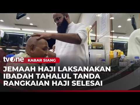 Ibadah Tahallul untuk Jamaah Laki-laki yang Telah Selesai Tuntaskan Rukun Haji | Kabar Siang thumbnail