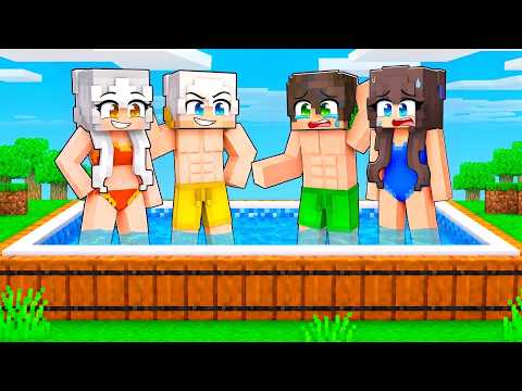 Sono SOPRAVVISSUTO 100 GIORNI in una PISCINA ENORME in Minecraft! thumbnail