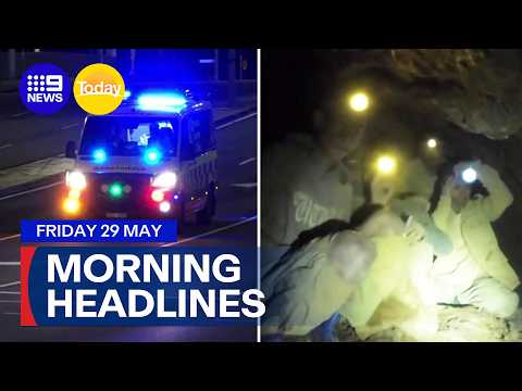 Fatal M1 crash sparks gridlock; Hero Aussie joins Laos cave rescue mission | 9 News Australia thumbnail