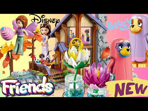 New sneaky peek LEGO releases! Friends Disney Bluey Botanicals SO PRETTY thumbnail