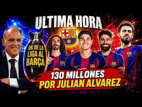 💣 JULIAN ALVAREZ  +130 MILLONES 👍OK DE LA LIGA AL BARÇA🔥DECOAPRIETA POR GVARDIOL y CUCURELLA thumbnail
