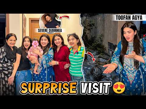 TOOFAN SY GHR KI CHEEZY TOT GAI ?| Surprise Visit From Sistrology Family ?| Areeb Ki Tabiyat Kharab? thumbnail