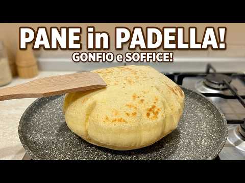 PANE Soffice che si Gonfia in PADELLA! Il Metodo SEGRETO! thumbnail