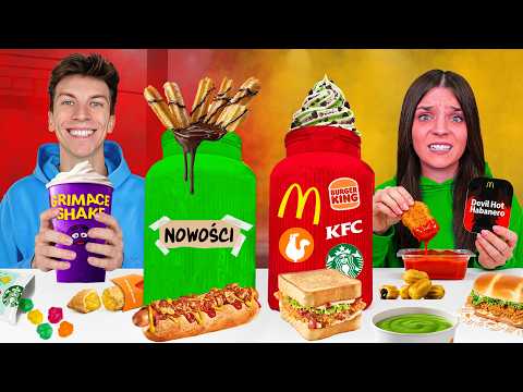 KTO SZYBCIEJ ZJE SŁOIK XXL NOWOŚCI z FAST FOODÓW WYGRYWA! thumbnail