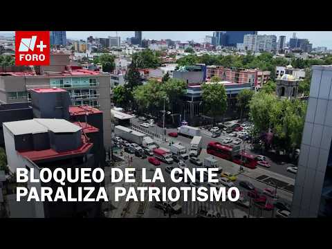 Bloqueo de la CNTE en Circuito Interior colapsa Av. Patriotismo - Paralelo 23 thumbnail