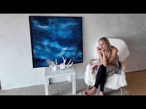 'Vintervatten' - Original painting by Jonna Jinton thumbnail