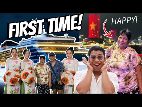WOW! SUMAKAY KAMI NG CRUISE SHIP SA VIETNAM! 😍 (SOBRANG SAYA NI MAMA!) thumbnail