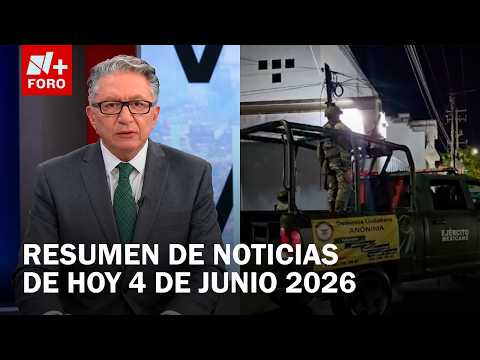 Ataque en funeraria de Culiacán deja un muerto | Resumen de Noticias N+ de Hoy 4 de Junio 2026 thumbnail