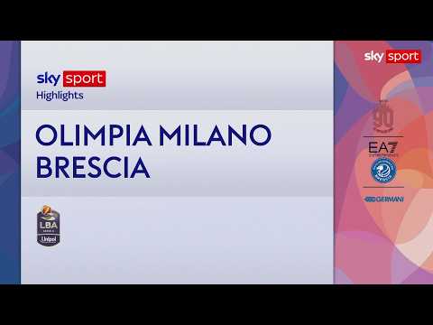 Basket Serie A semifinale G3, Milano-Brescia 93-68: gli highlights thumbnail