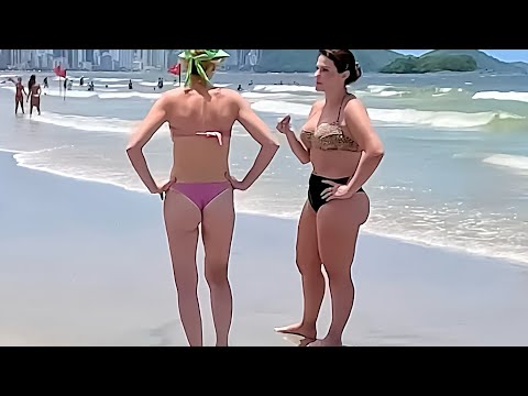 🇧🇷 Balneario Camboriu Beach A Wavy Day in Brazil  thumbnail