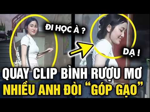 Quay clip KHOE BÌNH RƯỢU MƠ, ông bố không ngờ HÀNG TÁ ANH vào xếp hàng ỨNG TUYỂN | Tin 3 Phút thumbnail