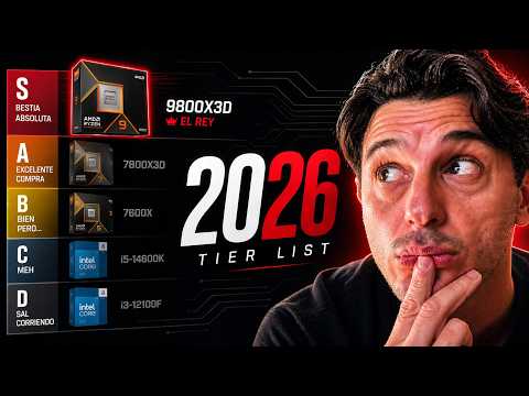 Tier List CPUs 2026 DEFINITIVA | MEJORES Procesadores Calidad-precio thumbnail