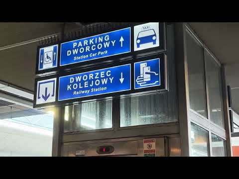 Poland, Kraków Główny Train Station, Orona elevator thumbnail