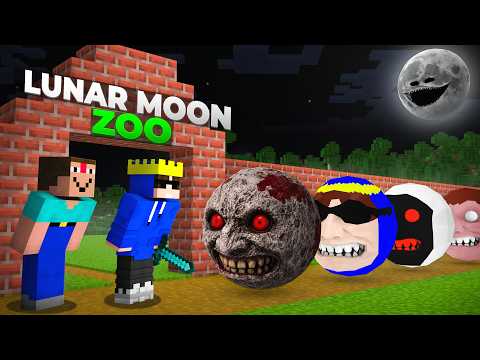 Saving All Famous Lunar Moons From Scary Entities In Minecraft!!! thumbnail