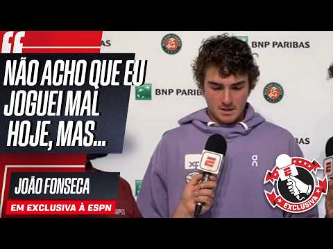 EXCLUSIVO! JOÃO FONSECA DESABAFA CONTRA 'ESPECIALISTAS' NA MÍDIA, TRAJETÓRIA EM ROLAND GARROS E MAIS thumbnail