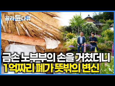 아파트 대신 선택한 1억짜리 폐가가 인생 최고의 집이 됐다. 남편이 집 짓고 아내가 정원을 만들었더니...이제 남들이 구경 못와 난리｜건축탐구 집｜#골라듄다큐 thumbnail