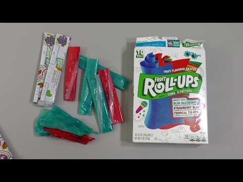Fruit Roll-Ups (USA) & SpongeBob Edition thumbnail