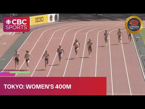 MEET RECORD in women's 400m from World Athletics Continental Tour stop in Tokyo | #CBCSports thumbnail