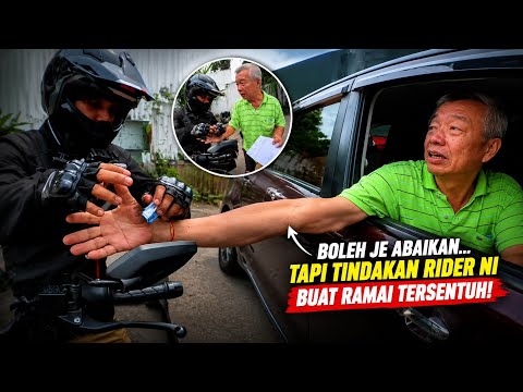 TEMANKAN UNCLE CINA CARI ALAMAT‼️RIDER TOLAK DUIT HADIAH CURI PERHATIAN RAMAI thumbnail