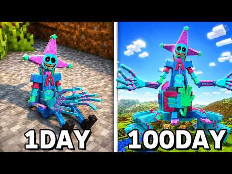 100日間ポピープレイタイムのキャラに変身して生き残る【 マイクラ / マインクラフト 】 thumbnail