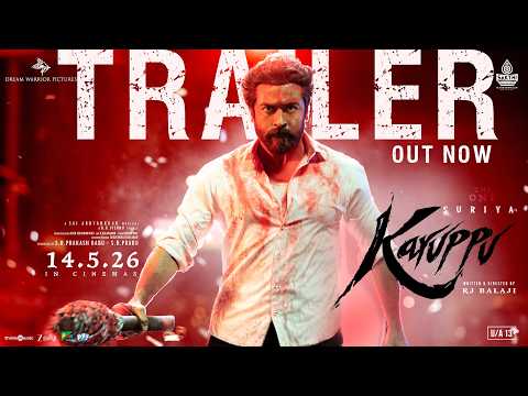 Karuppu (Tamil) - Trailer | Suriya | RJ Balaji | Trisha |  @SaiAbhyankkar | Dream Warrior | May 14 thumbnail