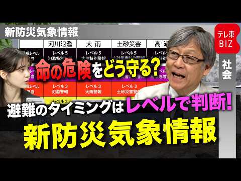 命の危険をどう守る？ 避難のタイミングはレベルで判断！ 新防災気象情報 thumbnail