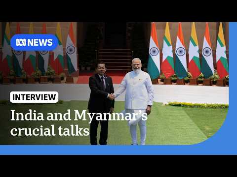 Why the president of Myanmar's visit to India is being closely watched | The World | ABC NEWS thumbnail