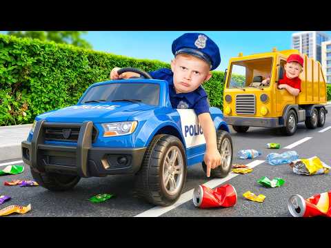 Sidewalk Cops Chase the Littering Boy thumbnail
