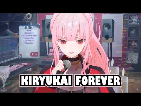 Mori Calliope - Baka Mitai and her messages to Kiryu Coco ( unarchived Karaoke Stream) thumbnail
