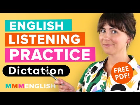 English Listening Practice | Story + Dictation thumbnail