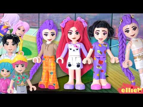 All my KPop Demon Hunters customs 🎤😈💥 LEGO minidoll repaint compilation thumbnail
