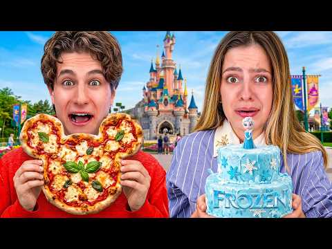 MANGIAMO SOLO CIBO DEL COLORE DELLA MAGLIETTA A DISNEYLAND PER 24 ORE! thumbnail