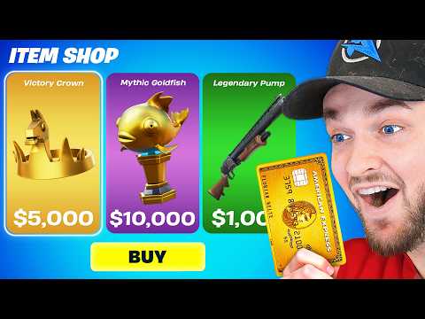 I Spent $10,000 to PAY TO WIN in Fortnite! thumbnail