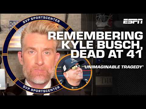 Marty Smith delivers emotional tribute for Kyle Busch after NASCAR legend dies at 41 | SC with SVP thumbnail
