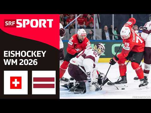 Schweiz - Lettland | Highlights Eishockey WM 2026 - 2. Spieltag | SRF Sport thumbnail