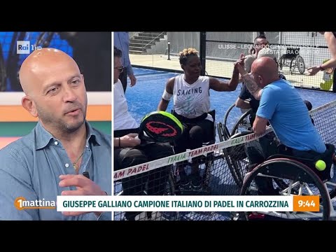 Giuseppe Galliano: campione italiano di padel in carrozzina - Unomattina 01/06/2026 thumbnail
