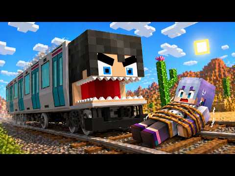 暴走した人喰いすまない電車から逃げるマインクラフト【 マイクラ / マインクラフト 】 thumbnail