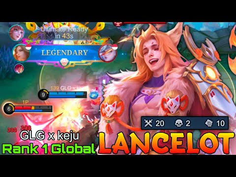 20 Kills Lancelot Deadly Jungler - Top 1 Global Lancelot by GLG x keju - Mobile Legends thumbnail