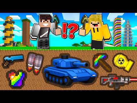 KTO WYKOPIE LEPSZE BRONIE = WYGRYWA w Minecraft! thumbnail