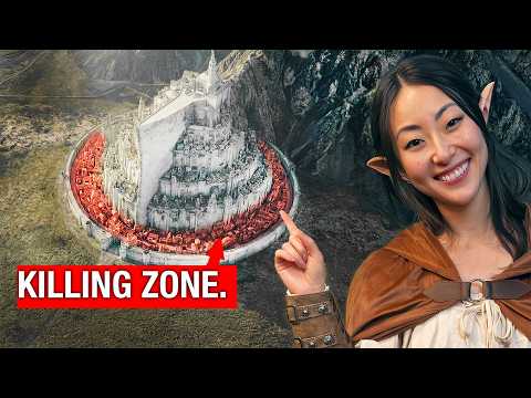 Why Minas Tirith was a War Machine  (Lord Of The Rings Architecture Explained) thumbnail