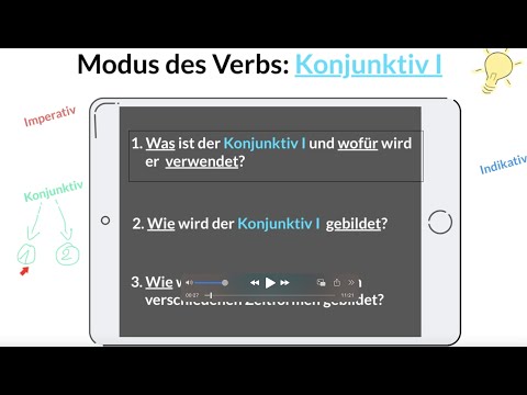 Konjunktiv 1 (indirekte Rede) thumbnail