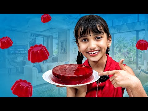 5 Mins Jelly Cake ? at Home ? @v5familyshow thumbnail