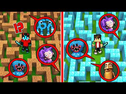 Escape Scary MOB MAZE in Minecraft! thumbnail