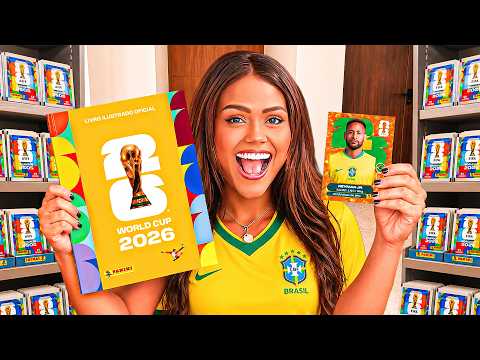 24 HORAS COMPLETANDO O ÁLBUM DOURADO DA COPA 2026!!! thumbnail
