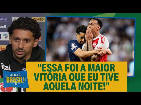 COLETIVA DA SELEÇÃO! MARQUINHOS FALA SOBRE O MOMENTO EMOCIONANTE APÓS A FINAL DA CHAMPIONS thumbnail