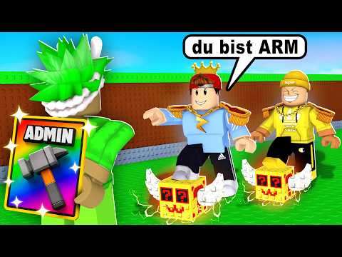 ich GEHE als ARMER SPIELER auf den MILLIONÄRS SERVER! in KICK THE LUCKY BLOCK thumbnail